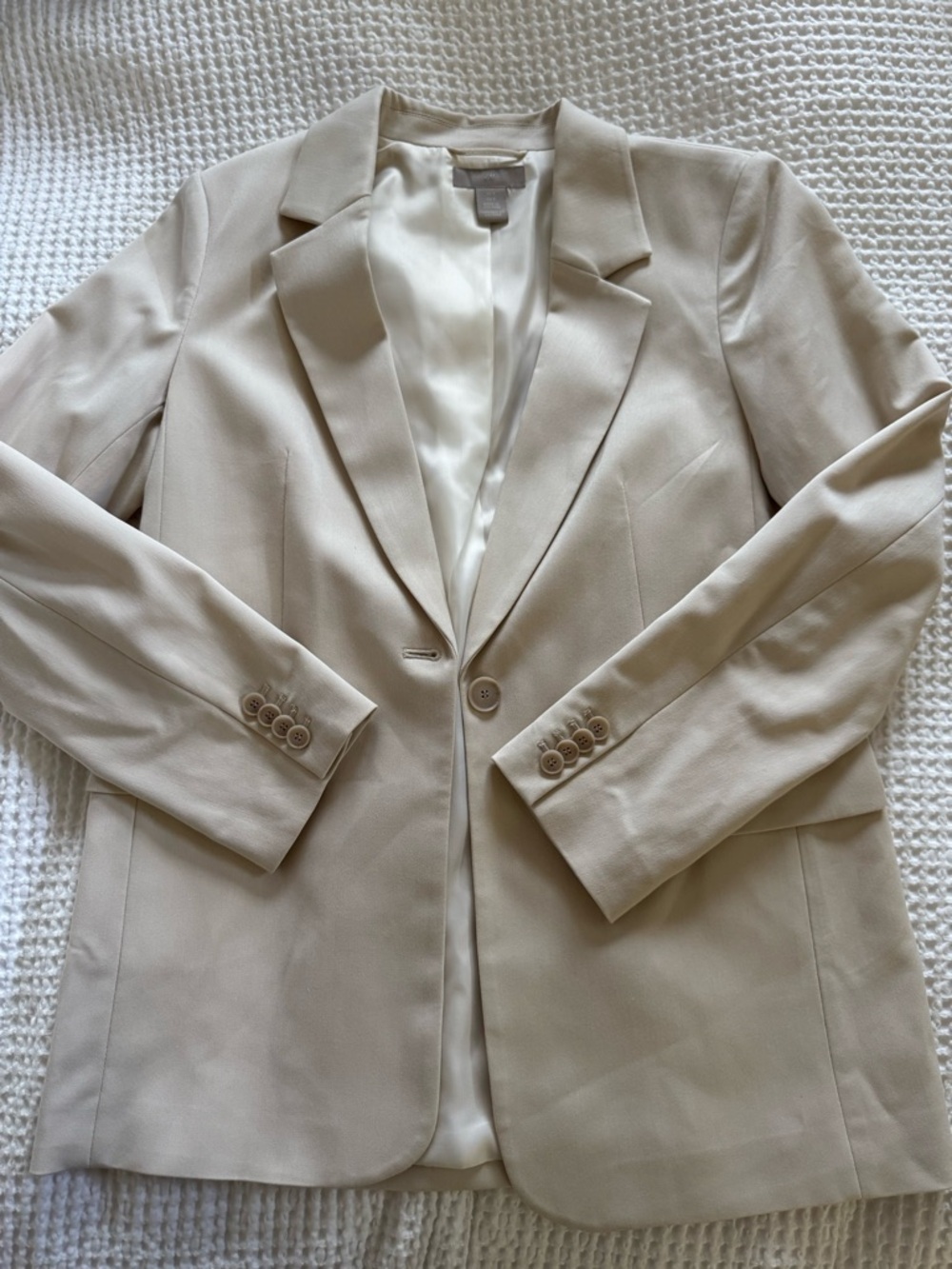 H&M Cream Blazer S